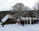 Christagsfreudenwanderung 2010 - 029 - Fleissig spielen die Blaeser immer wieder auf