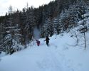 Christagsfreudenwanderung 2010 - 038 - Geht ganz schoen steil bergab - Ausrutschgefahr