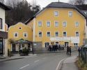 Historienspielen Oberndorf 2014 - 001 - Hotel Bauernbraeu - unweit der Stille Nacht Kapelle