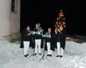 Literaturadvent Berchtesgaden 2012 - 019 - Musikalische Einstimmung bei der Kirche